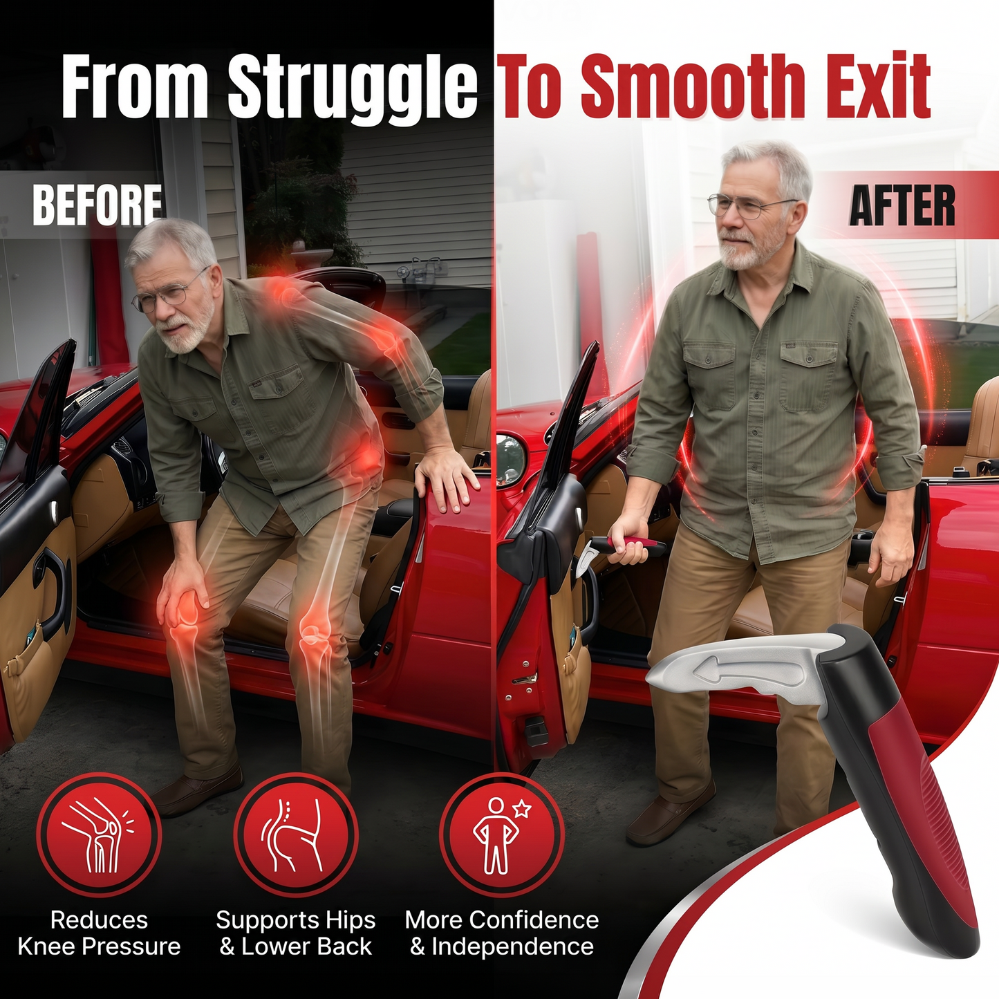 Sports Car Assist Handle